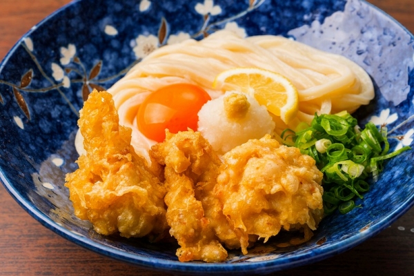 鶏天うどん